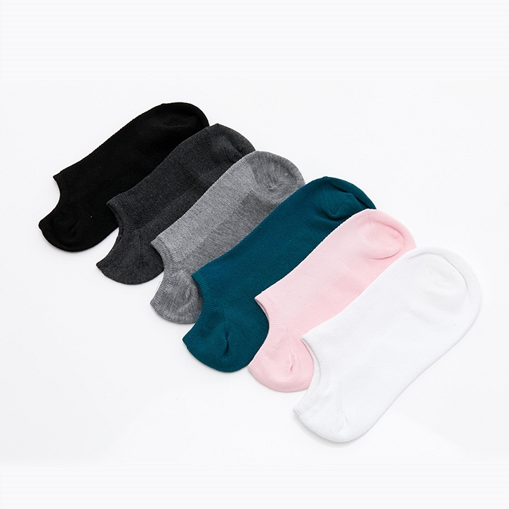 (台灣製造)素色休閒短襪