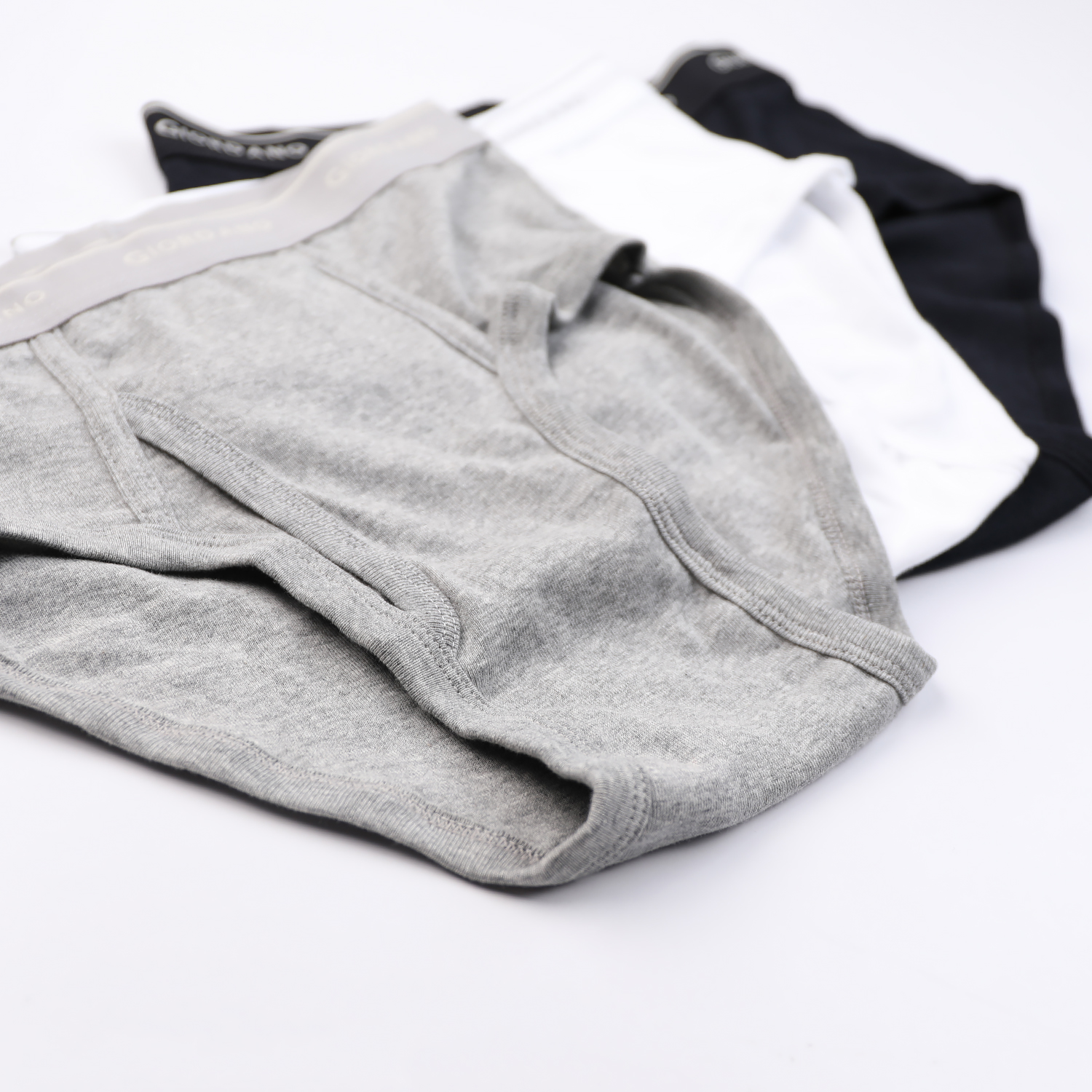 男裝素色棉質三角內褲