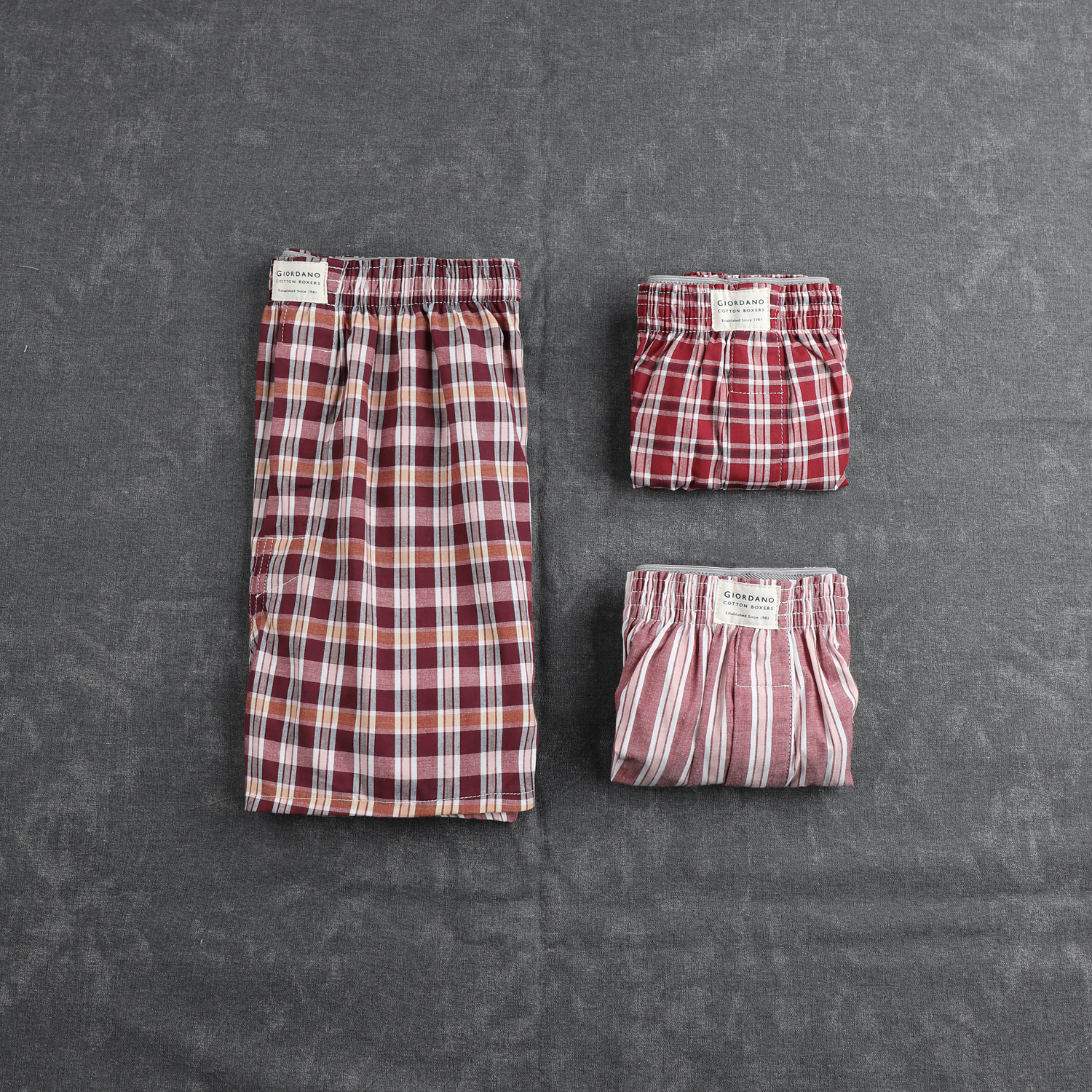 男裝純棉寬鬆平底四角褲