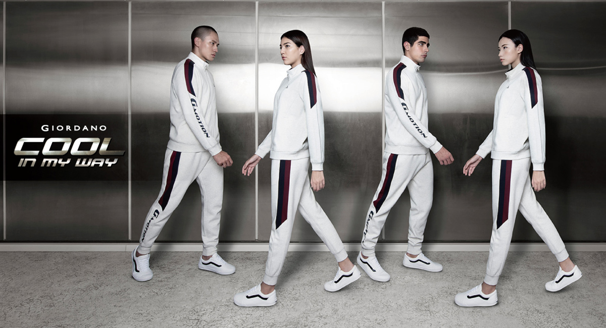 GIORDANO 19秋冬新品Tracksuit潮流登場