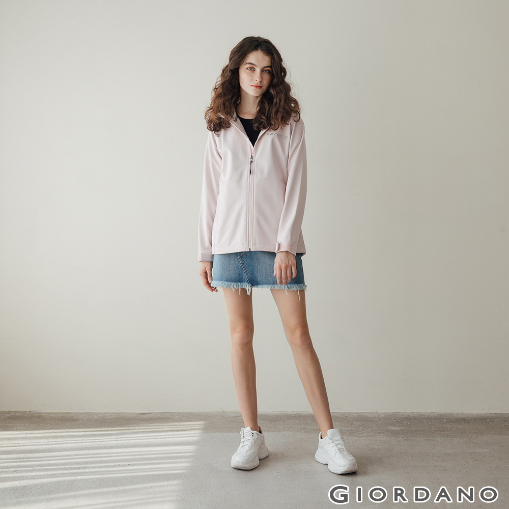 女裝Softshell 三合一高機能連帽外套-05 淡紫