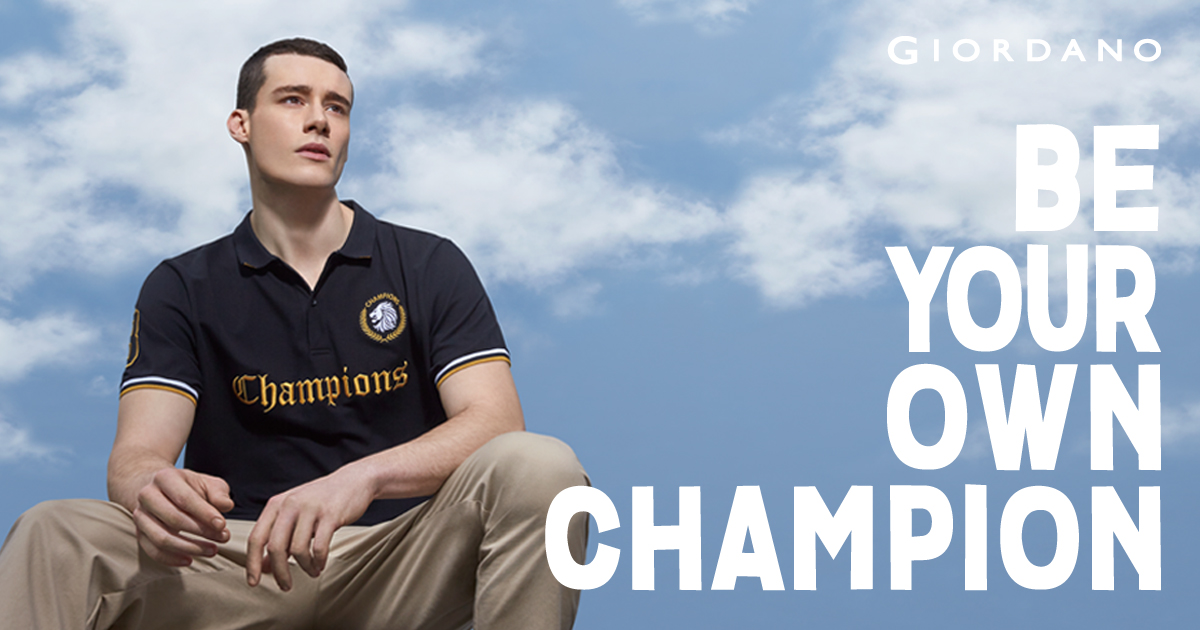 You are currently viewing GIORDANO SS20 Champion POLO自信登場