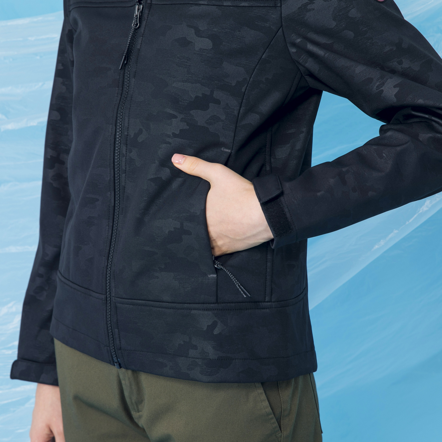 女裝高機能可拆式連帽外套_細節