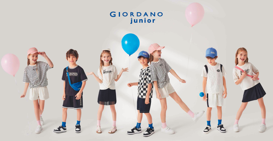 You are currently viewing GIORDANO Junior  2024春夏黑白穿搭時尚登場！